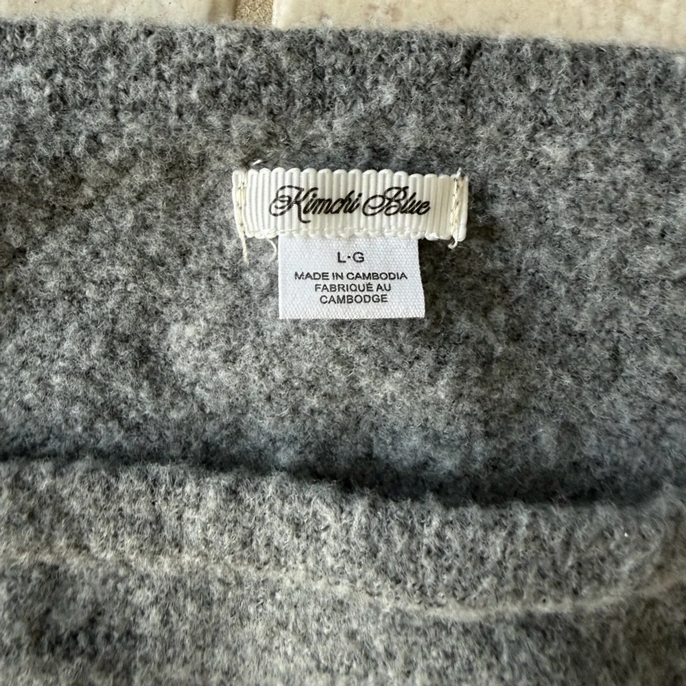 Urban Outfitters Kimchi Blue NWOT Grey Sweater - size large - Picture 2 of 5